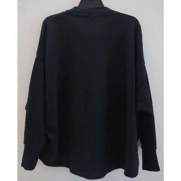 Nike DD5376 010 Women's Sz M Black Oversized Fleece Lined Full Zip Jacket $70 - Picture 2 of 6